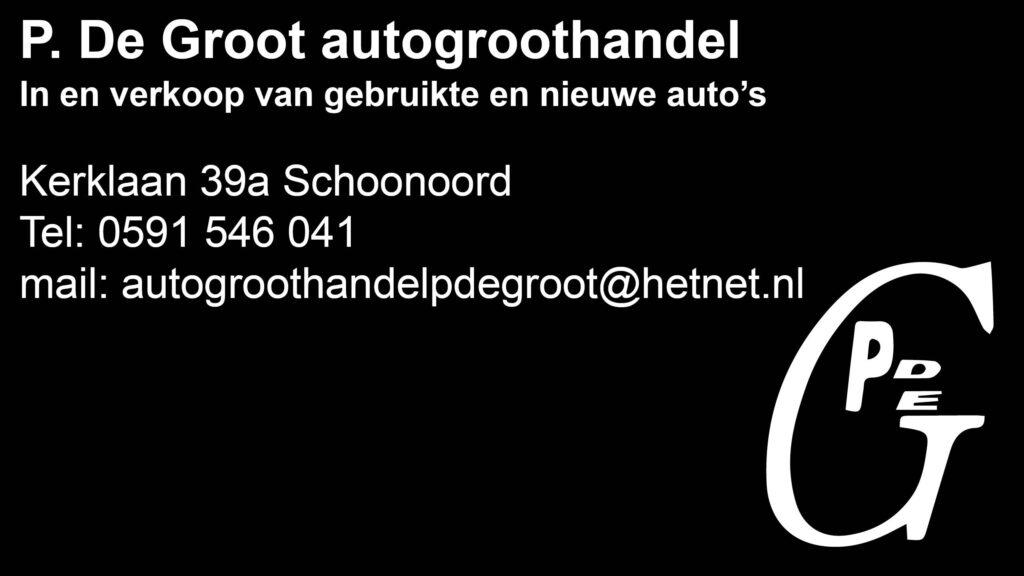 Logo van autobedrijf P de Groot sponsor DAS