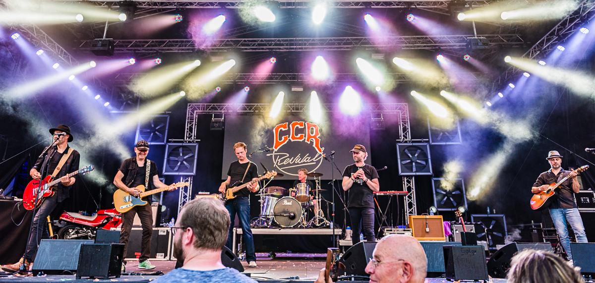 Foto van de coverband CCR Revival