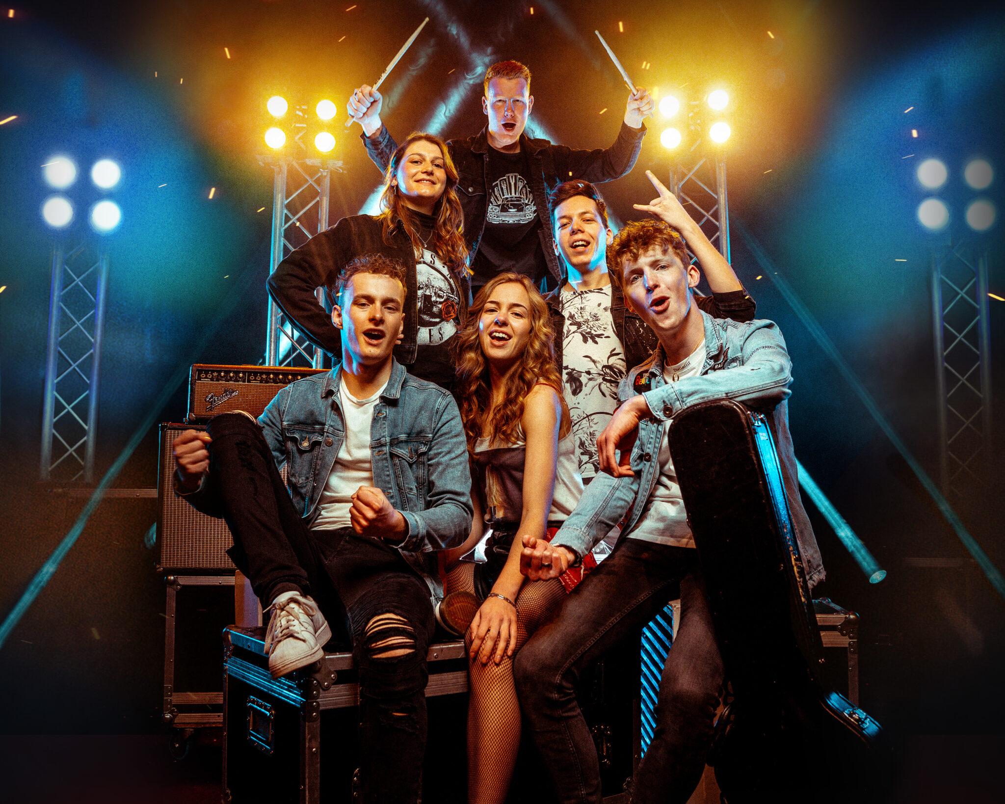 Poster van de coverband Rockaholics